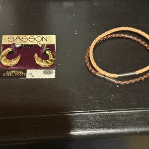 🎈🎈7/15🎈🎈Sasson Gold and Brown Jewelry Set